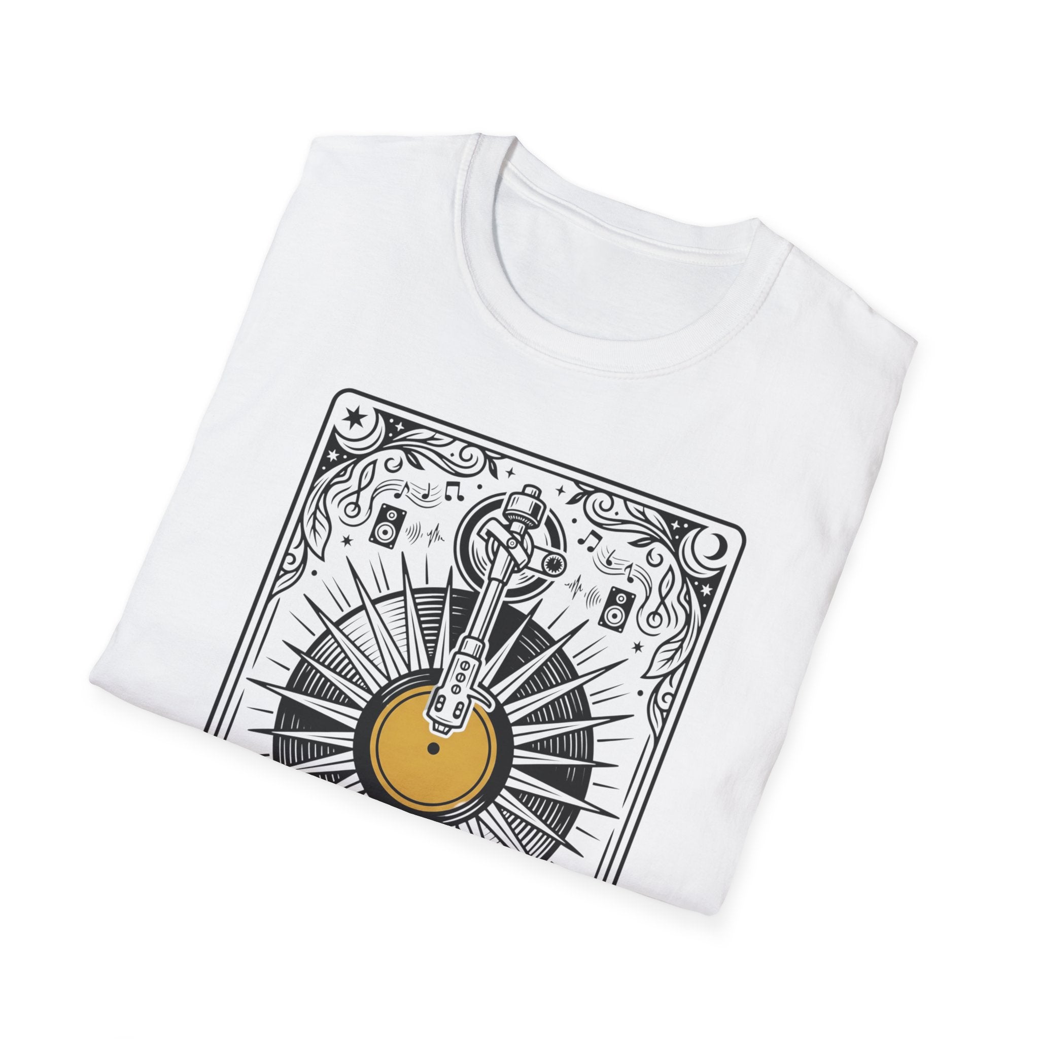 Audiophile Tarot T-Shirt — Turntable Needle Graphic Tee