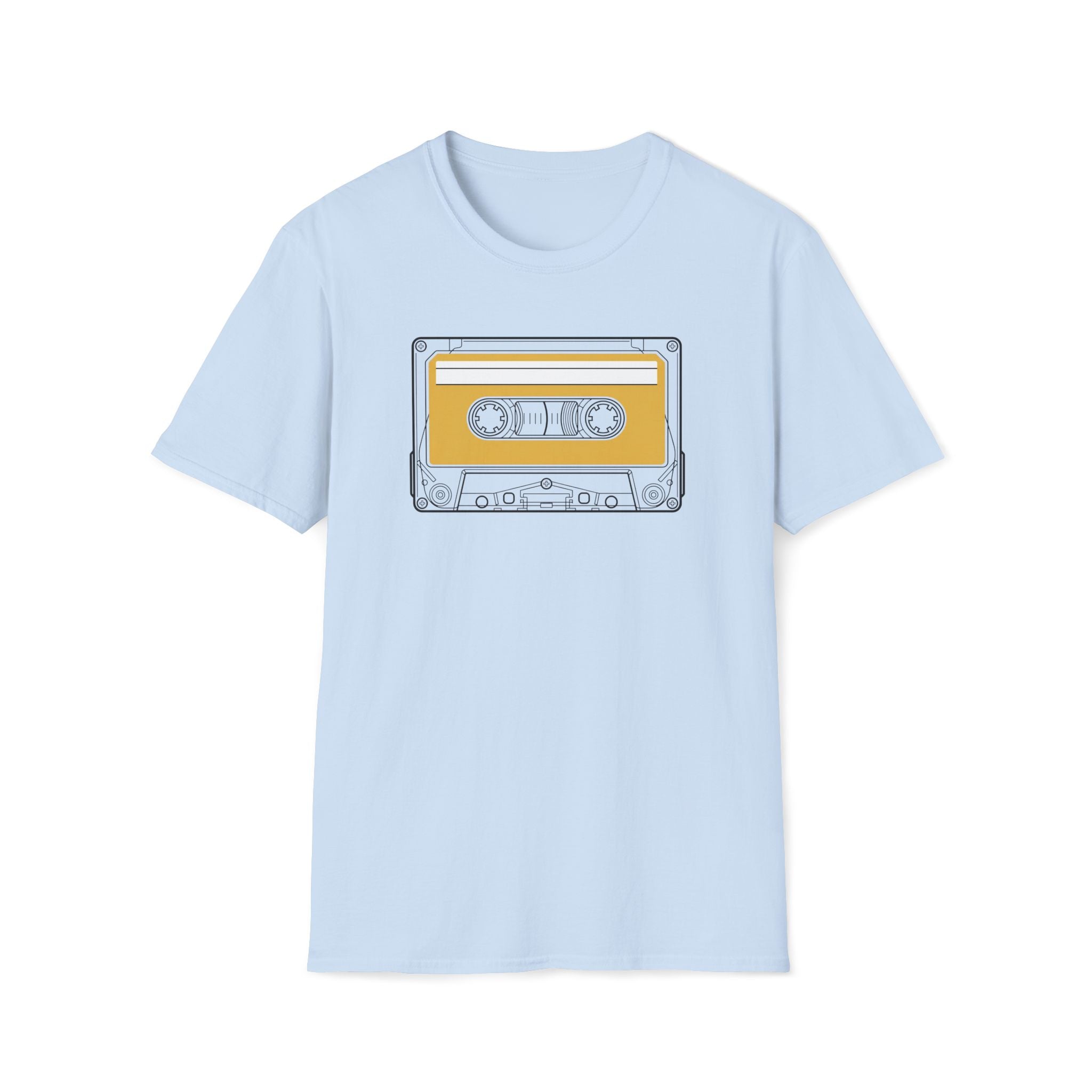 Retro Cassette Tape T‑Shirt – Vintage Music Graphic Tee