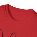 Analog Echo T-Shirt — Minimal Wave Graphic Tee
