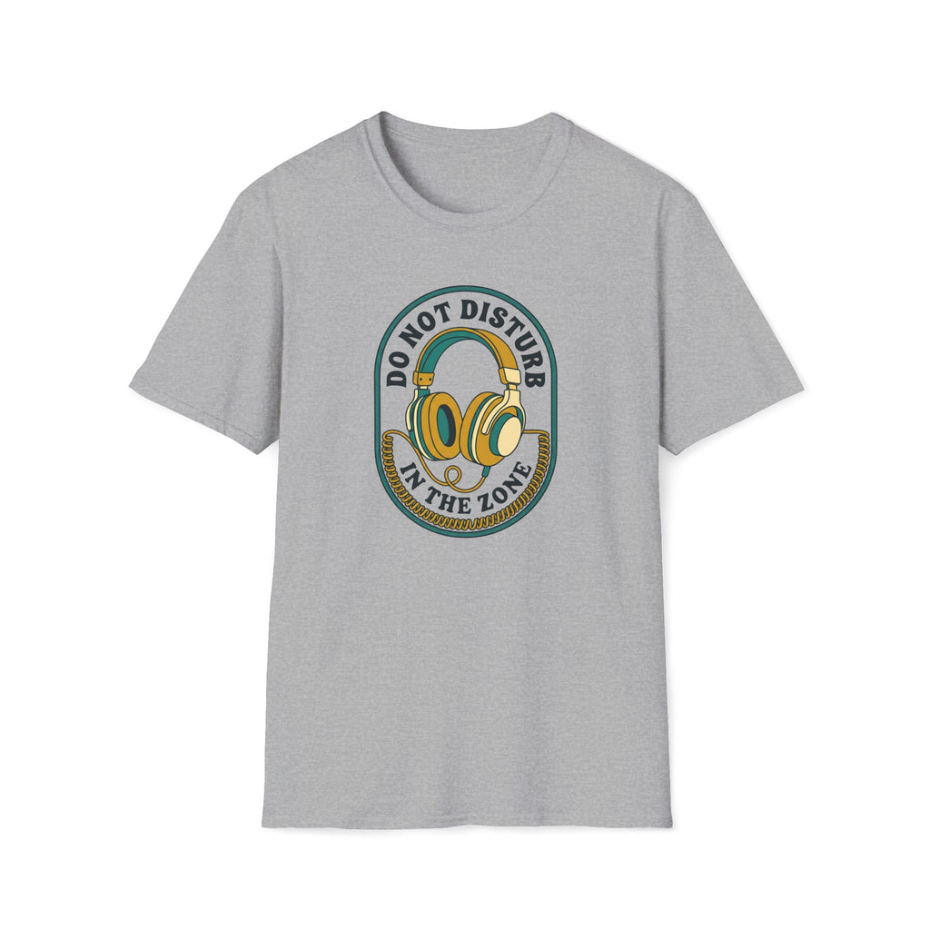 Do Not Disturb Headphones T‑Shirt — 'Do Not Disturb / In The Zone' Graphic Tee