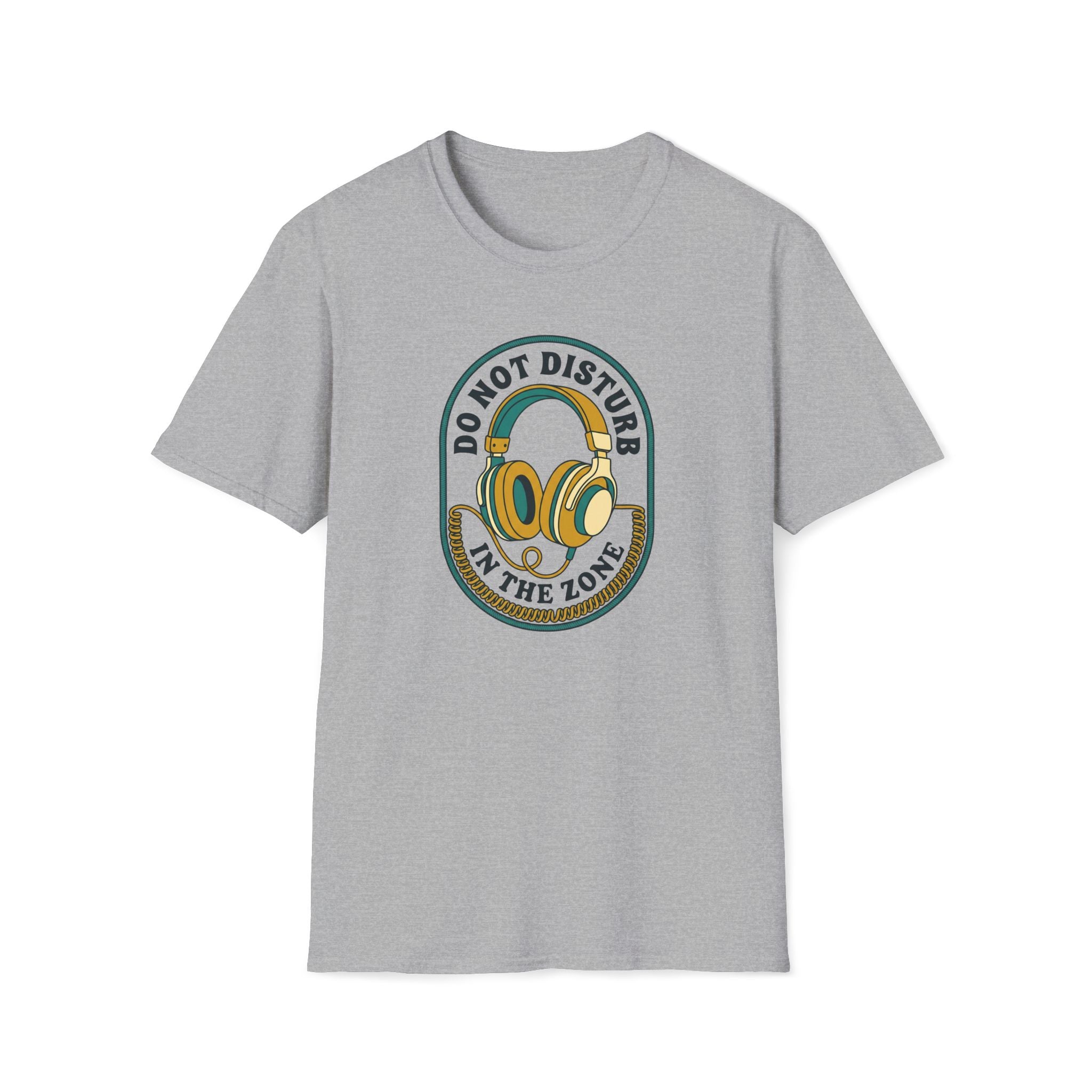 Do Not Disturb Headphones T‑Shirt — 'Do Not Disturb / In The Zone' Graphic Tee