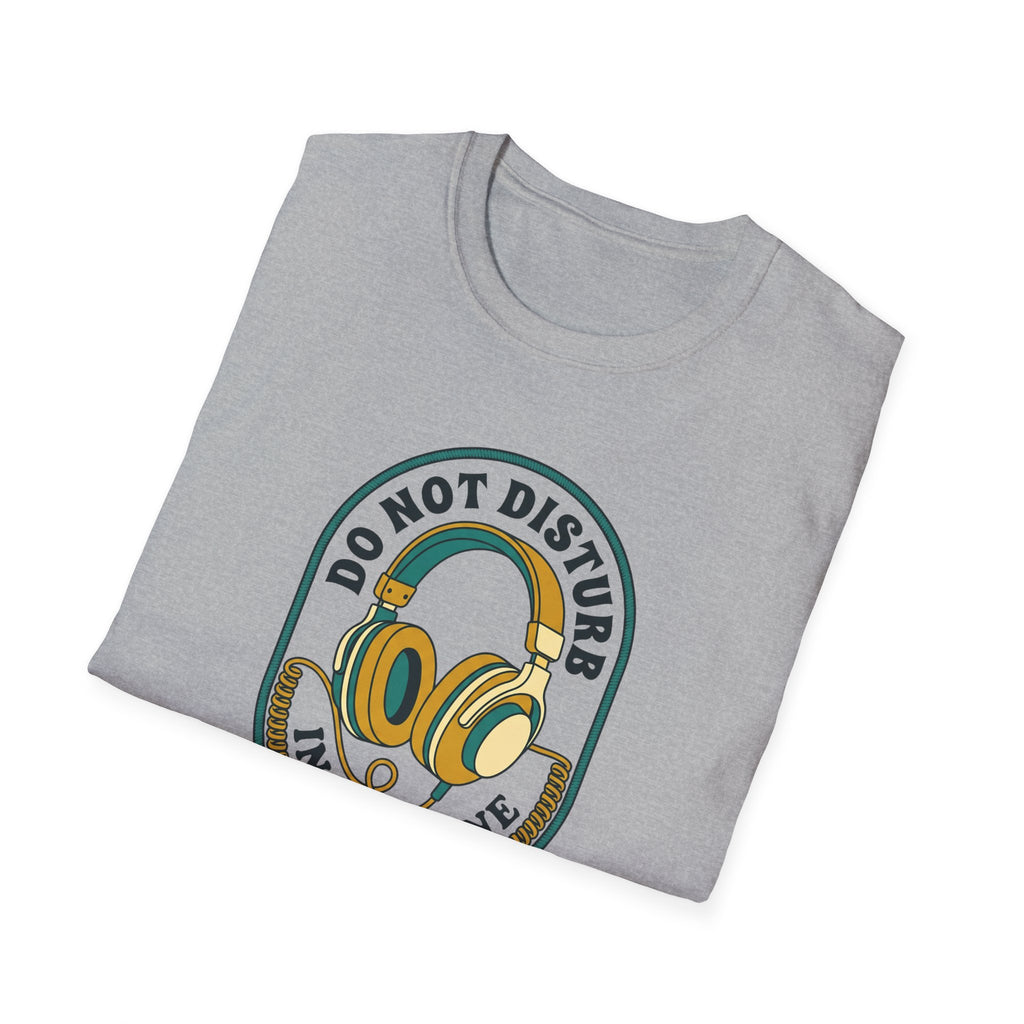 Do Not Disturb Headphones T‑Shirt — 'Do Not Disturb / In The Zone' Graphic Tee
