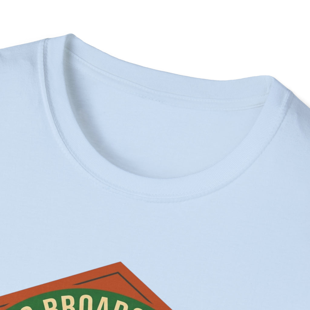 Analog Broadcast Squad T-Shirt — Vintage Microphone Mountain Logo
