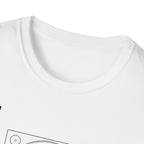 Hi‑Fi Blueprint Turntable T-Shirt — Retro Audio Diagram Tee