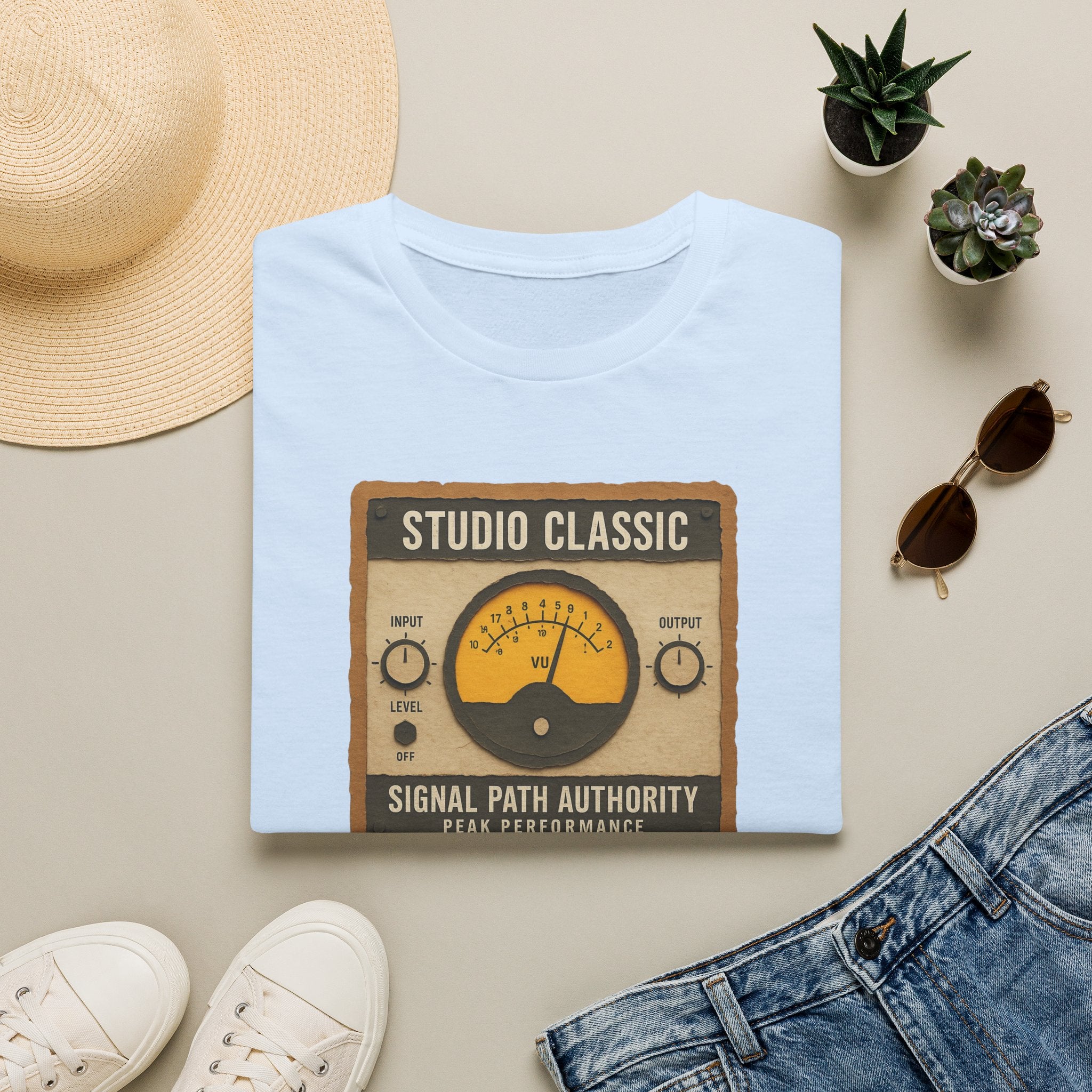 Studio Classic Signal Path T-Shirt — Vintage Audio Engineer Tee