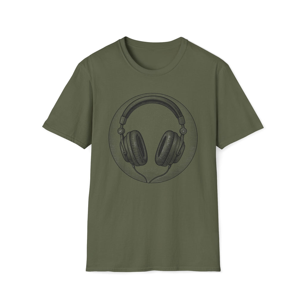 Headphones BW T-Shirt