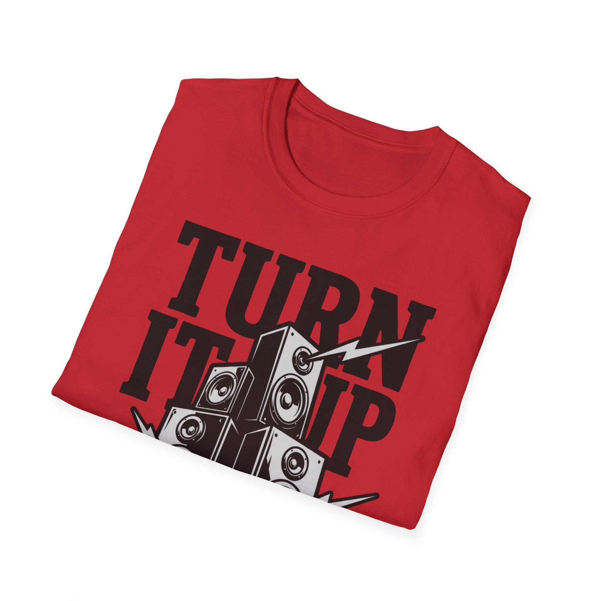 Turn It Up T-Shirt — Loud Speaker Music Graphic Tee