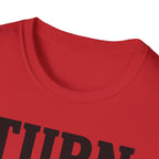 Turn It Up Blue Speakers T-Shirt - Turn Up the Volume Retro Tee
