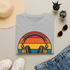 Headphones Retro Sunset T-Shirt
