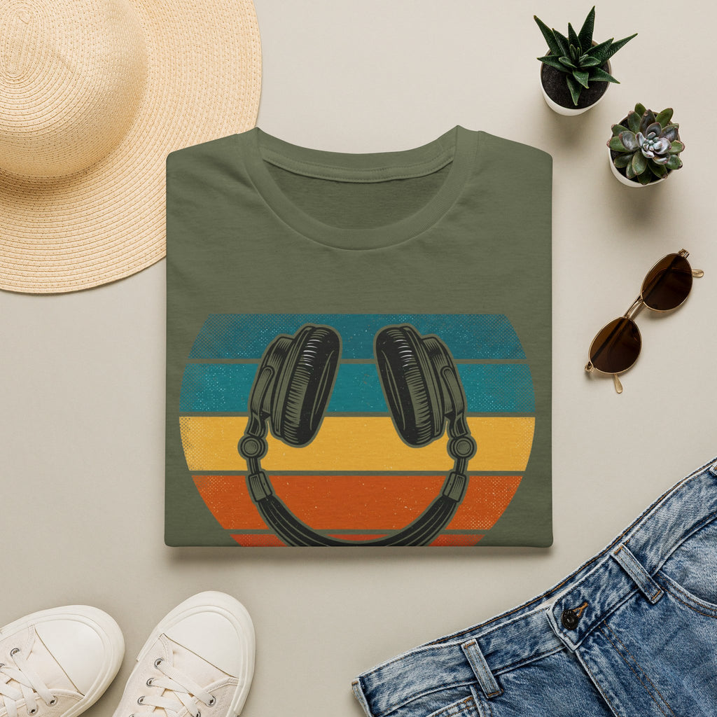 Retro Headphones Smile T-Shirt