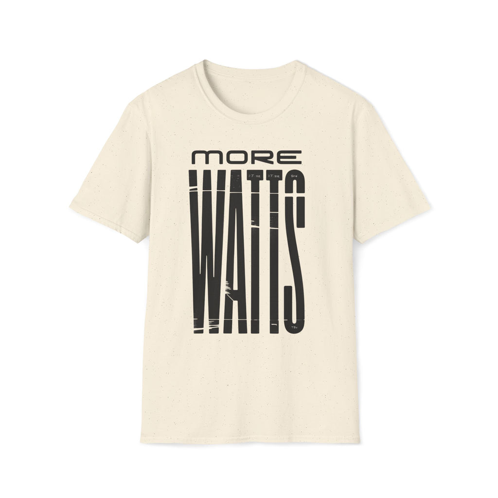 More Watts T-Shirt — Vintage Electric/Audio Enthusiast Tee