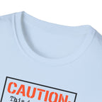 Caution: Will Lecture on Benefits of Gold‑Plated Connectors — Graphic T‑Shirt
