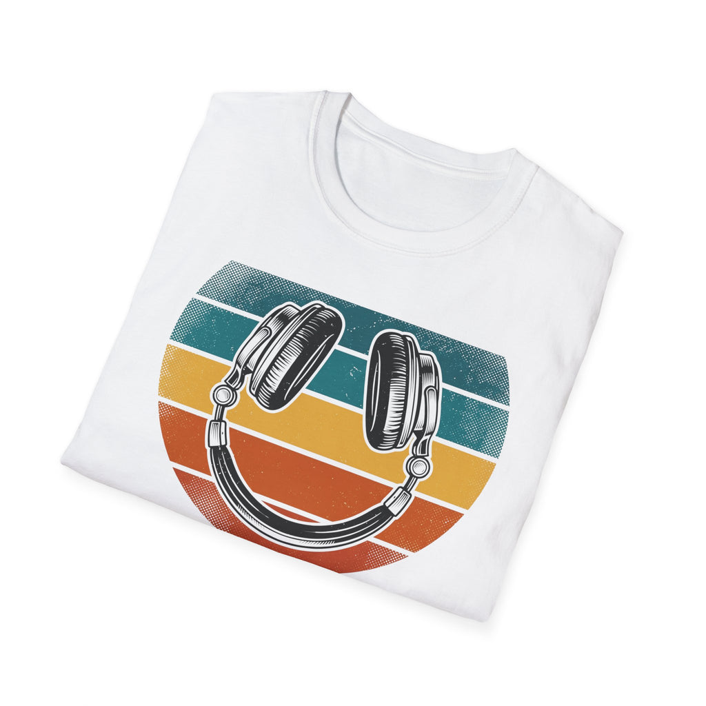 Retro Headphones Smile T-Shirt