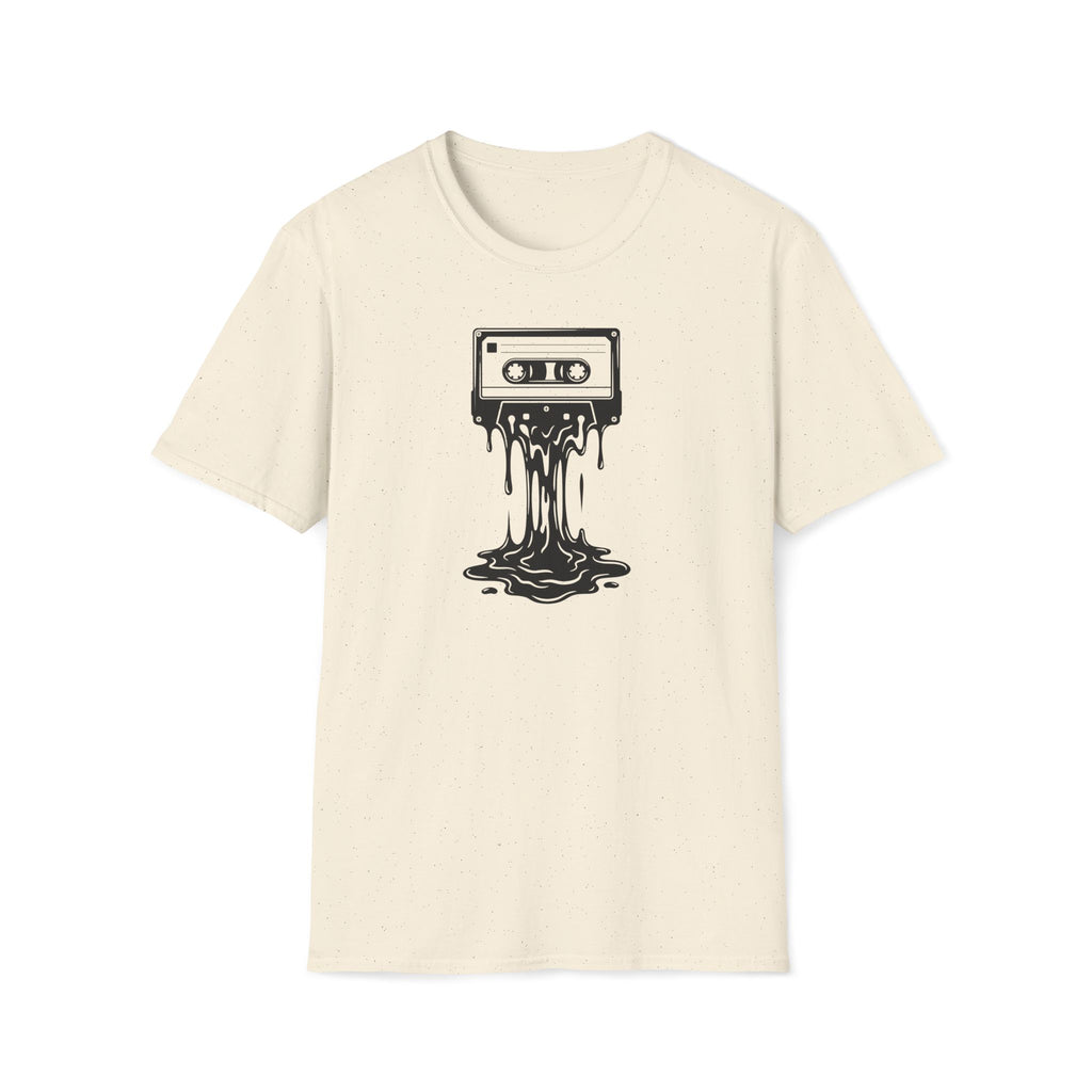 Melting Cassette Tape T-Shirt — Retro Music Graphic Tee