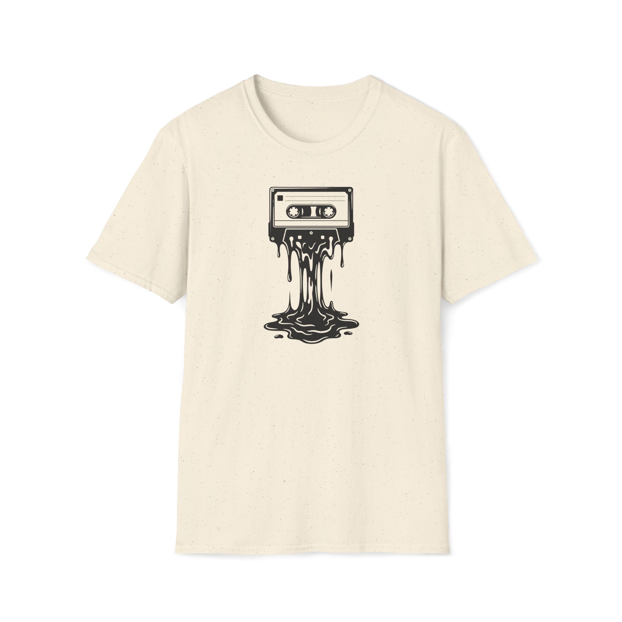 Melting Cassette Tape T-Shirt — Retro Music Graphic Tee