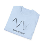Analog Echo T-Shirt — Minimal Wave Graphic Tee