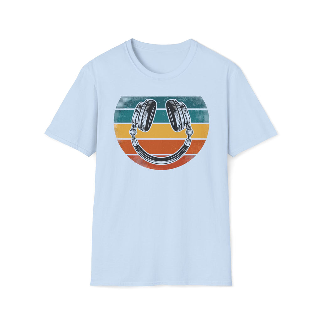 Retro Headphones Smile T-Shirt